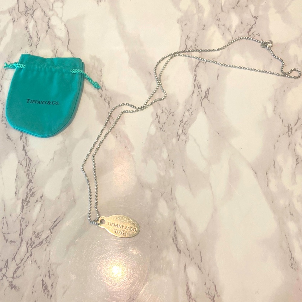 TIFFANY & CO. TAG NECKLACE